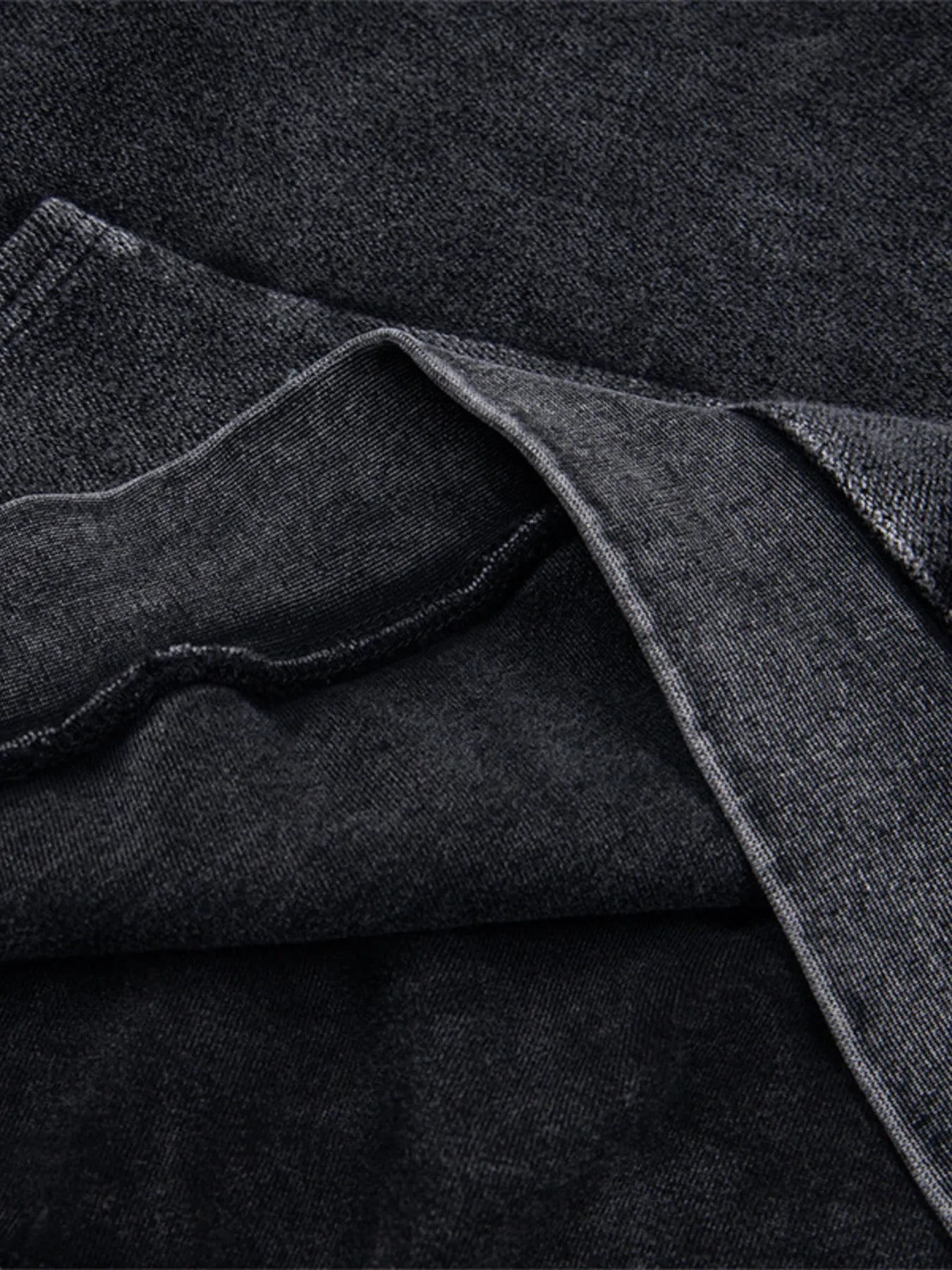 Men's Floral Embroidered Washed Hoodie